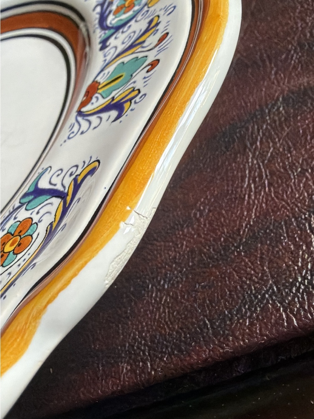 Sur la Table Nova Deruta Salad/Dessert Plate - Set of 3 (not 4) - Picture 6 of 8